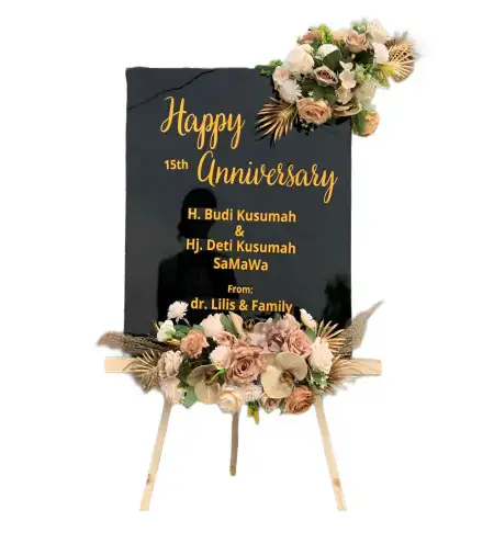 Papan Bunga Akrilik Pengalusan