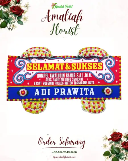 Papan Bunga Ucapan Selamat Pengalusan